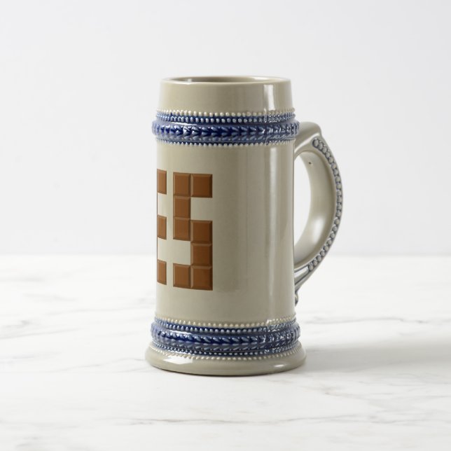 JARRA DE CERVEZA gris/azul ESPAÑA (Anverso derecho)