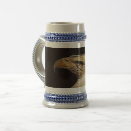 Jarra De Cerveza gris/azul stein de 22 onzas