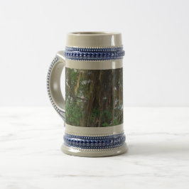 Jarra De Cerveza Gris de manglar/Azul 22 oz Stein