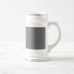 Jarra De Cerveza Gris Opaco