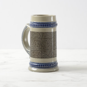 Jarra De Cerveza Gris Whinstone/Azul 22 oz Stein