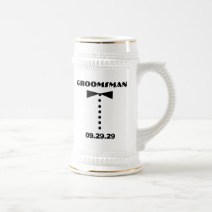 Jarra De Cerveza Groomsman Stein