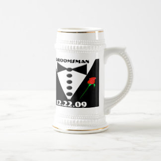 Jarra De Cerveza Groomsman Stein