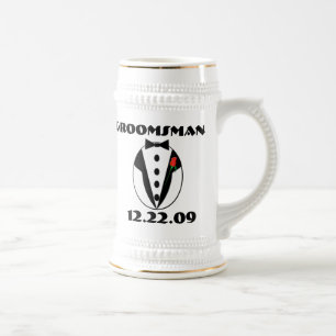 Jarra De Cerveza Groomsman Stein