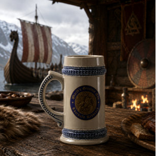Jarra De Cerveza Guerrero Vikingo Mejor Papá