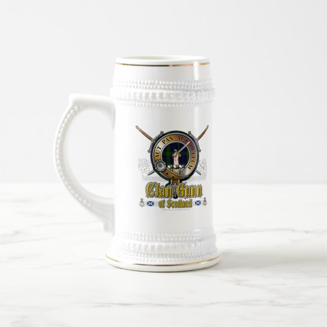 Jarra De Cerveza Gunn Clan Badge (Izquierda)