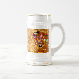 Jarra De Cerveza Gustav Klimt Tree of Life