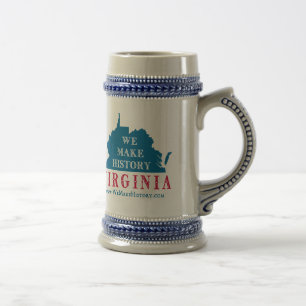 Jarra De Cerveza Hacemos la historia Virginia