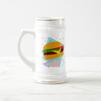 Jarra De Cerveza Hamburguesa Deliciosa Monada