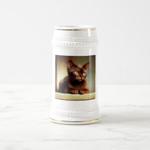 Jarra De Cerveza Havana Brown Cat