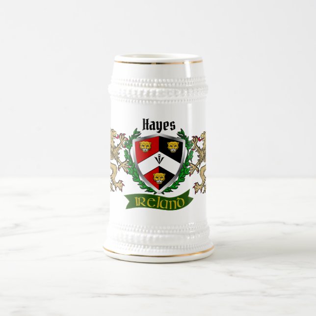 Jarra De Cerveza Hayes Irish Shield Beer Stein (Centro)