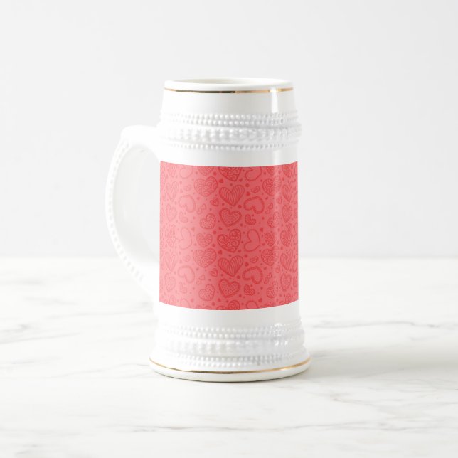 Jarra De Cerveza Hearts Beer Stein (Anverso izquierdo)