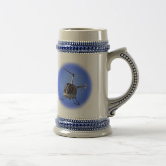 Jarra De Cerveza Helicopter Stein Flying Chopper Beer Mugs Glass