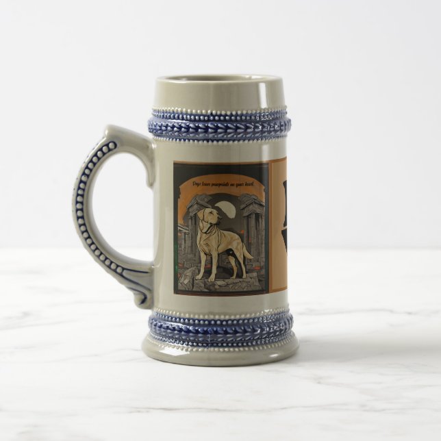 Jarra De Cerveza Hermosa Beer Stein (Izquierda)