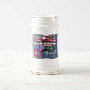 Jarra De Cerveza Hermosa División Aérea 82ª Ala Superior