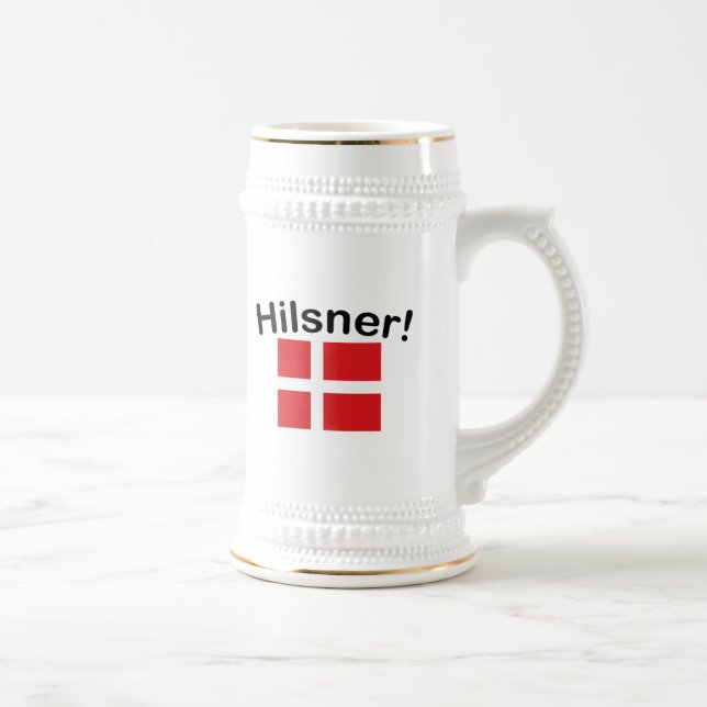 Jarra De Cerveza ¡Hilsner! (Saludos!) (Derecha)