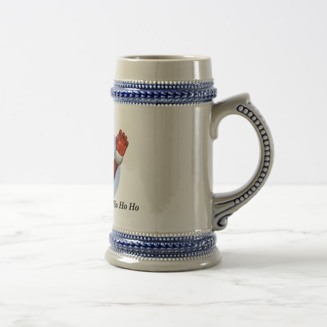 Jarra De Cerveza Ho Ho Ho navidad del padre/jarra de cerveza de (Derecha)