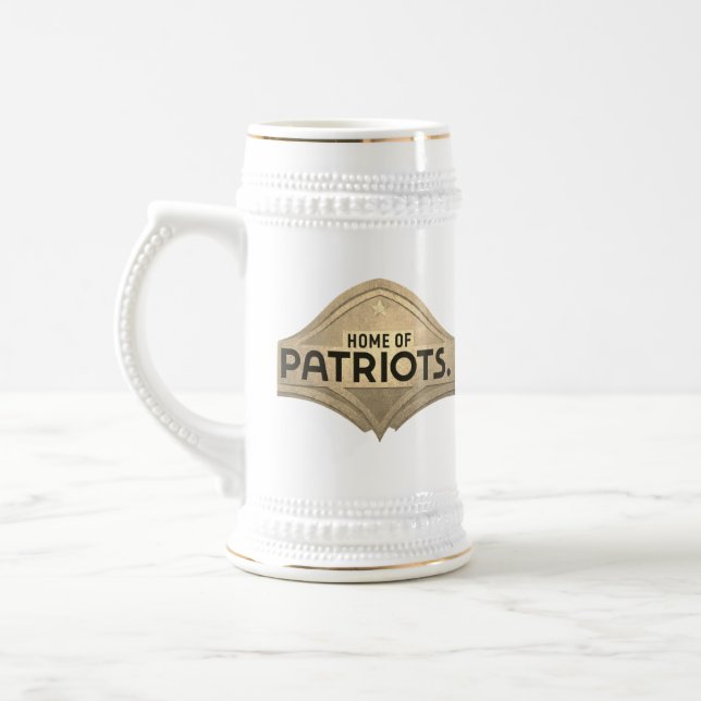 Jarra De Cerveza Hogar de Patriotas (Izquierda)