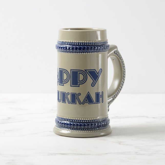 Jarra De Cerveza Hoppy Hanukkah (Anverso derecho)