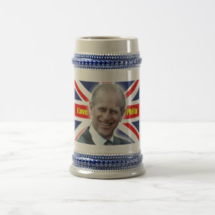 Jarra De Cerveza HRH Duke de Einburgh - Amo a Philip