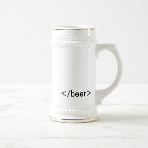 Jarra De Cerveza HTML <beer> Stein