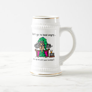 Jarra De Cerveza Humor de la hora de acostarse