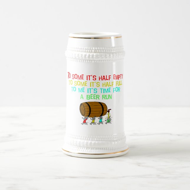 Jarra De Cerveza Humor del funcionamiento de la cerveza (Centro)