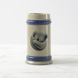 Jarra De Cerveza Ilustración de animal relajante