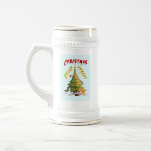 Jarra De Cerveza Ilustración de navidades