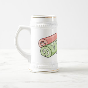 Jarra De Cerveza Ilustracion de personalizado de bollería y bollerí