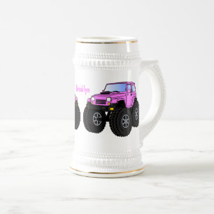 Jarra De Cerveza Ilustracion de personalizado de camiones gigantes