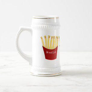 Jarra De Cerveza Ilustracion de personalizado de comida rápida de p