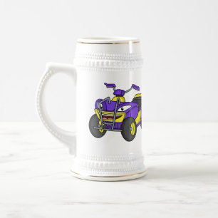 Jarra De Cerveza Ilustracion de personalizado de cuatro ruedas mora
