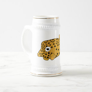 Jarra De Cerveza Ilustracion de personalizado de pez dorado