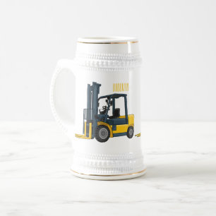 Jarra De Cerveza Ilustracion del personalizado de elevación de la h