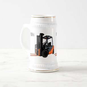 Jarra De Cerveza Ilustracion del personalizado de elevación de la h