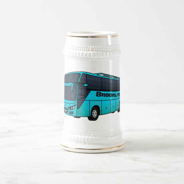 Jarra De Cerveza Ilustracion moderno de personalizado de autobús de (Centro)