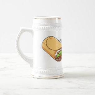 Jarra De Cerveza Ilustracion personalizado Burrito
