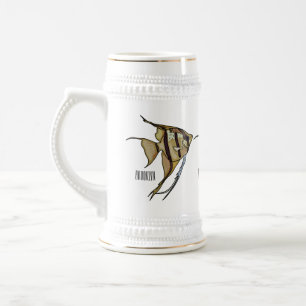 Jarra De Cerveza Ilustracion personalizado de Angelfish