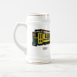 Jarra De Cerveza Ilustracion personalizado de carrito de Mata