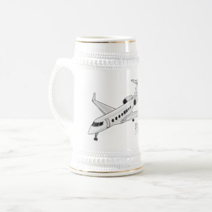 Jarra De Cerveza Ilustracion personalizado de chorro privado
