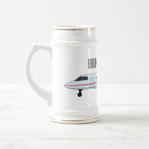 Jarra De Cerveza Ilustracion personalizado de chorro privado