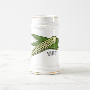 Jarra De Cerveza Ilustracion personalizado de Okra