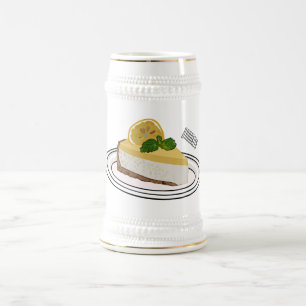 Jarra De Cerveza Ilustracion personalizado de queso de limón