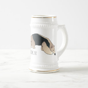 Jarra De Cerveza Ilustracion personalizado de Tamandua