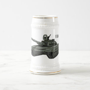 Jarra De Cerveza Ilustracion personalizado de tanques