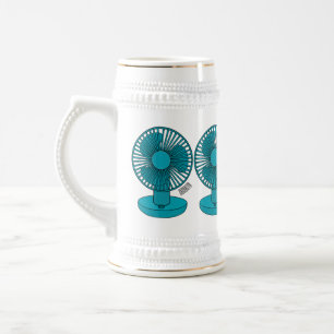 Jarra De Cerveza Ilustracion personalizado de ventilador