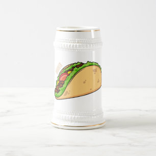 Jarra De Cerveza Ilustracion personalizado Taco