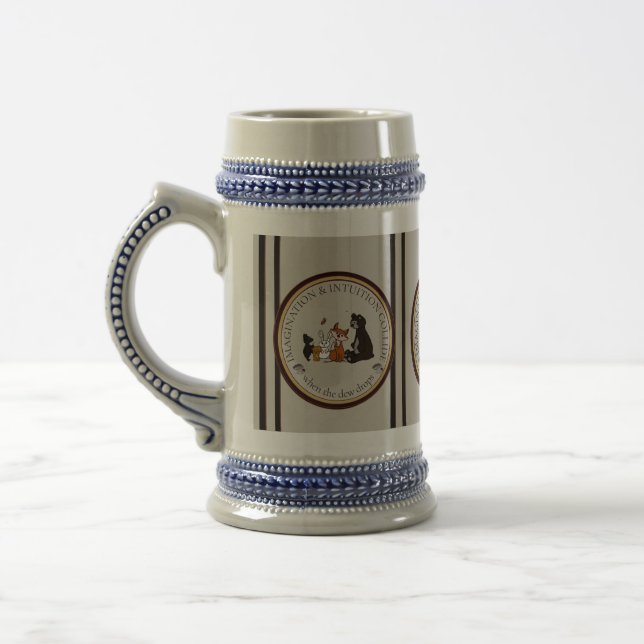 Jarra De Cerveza Imagination & Intuition Collide Beer Stein  (Izquierda)