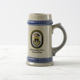 Jarra De Cerveza Independencia de USS (LCS 2) Stein